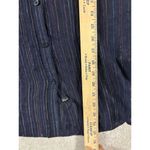 Rails Womens Xs Linen Blend Charli Tropez Stripe Shirt Long Sleeve Top Blouse Photo 8