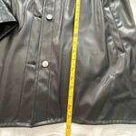Vigoss Black Faux Leather Shacket “shirt jacket” Photo 3