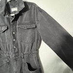 Free People NEW  We The Free Touch The Sky One-Piece Black Denim Size Small $178 Photo 8