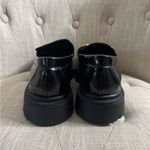 Mango Black Loafers with Gold Accent Photo 7