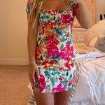 Blush Boutique Floral Puff Sleeve Mini Dress Photo 0