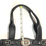 Coach Black Signature Logo Handbag Satchel Purse Bag Photo 12