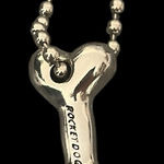 Rocket Dog Silver Tone Dog Bone Keychain Photo 0