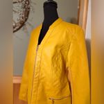 Women's Marc New York mustard color Jacket size Large NWOT Gold Photo 1