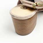 Bella Vita Pink Leather Upper Ankle Straps Open Toe Chunky Heel Sandals, Size 7 Photo 13