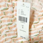 Anthropologie  Maeve Lena Orange Yard Dyed Balloon Sleeve Button Front Tunic Top Photo 5