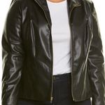 Cole Haan Faux Leather Jacket Photo 0