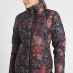 Athleta Downtown Printed Jacket floral black size medium Photo 0