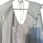 Top Shop White Cotton Dress Size 12 Photo 11