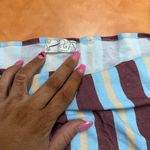 Free People Striped Swim Coverup - Blue and Brown Photo 1