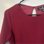 Lulus NWT Last Love Song Burgundy Tie Waist Long Bell Sleeve Mini Dress Size XS Photo 4