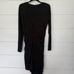 BCBG Maxazria Women’s 6 Black Faux Wrap Dress Photo 2