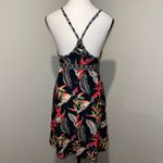 Athleta  Shorebreak Empire Waist Racer Back Swim Dress Tropical Leaves Size XS Photo 4