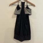 Lululemon Women Tank Top No Limits Black Tonka Stripe Cashew Heathered Black Photo 4