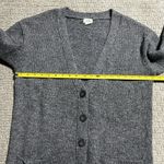 ana Women's Gray Cardigan Sweater Medium Button Front Longline‎ Pockets Photo 7