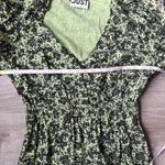 Just Female Alicia Floral Dress Green Size XL Photo 12
