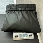 Anne Klein Black Elastic Waist Faux Leather Casual Pull-On Ankle Pants Size XL Photo 10