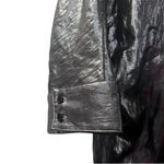 BCBG MAXAZRIA Women's Shinny Gunmetal Gray Dress Size Small Photo 3