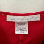 Vintage‎ California Dynasty Slip Dress Red Size XL Photo 2