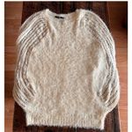 None Women’s almond color mohair style sweater size large Photo 1