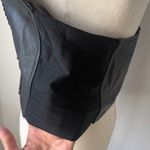 Black Leather Halter Top. XL Photo 5