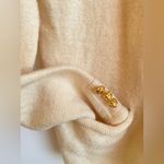 Karen Scott 100% Wool  Full Button Cardigan Gold Knot Front Pockets Australia Photo 4