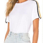 n:philanthropy ‎ Verbena Stripe Shoulder T-Shirt in White Size US Medium Photo 0