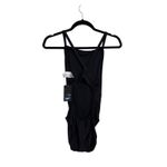 Speedo Swimsuit Women 12/38 Black ProLT Super Pro Solid One Piece Cross Back NWT Photo 1