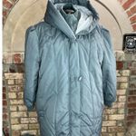 puffer coat hood gray knit cuffs 1980s Size undefined Photo 5