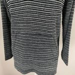 Lou & grey NWT Navy Striped Hooded Pullover Sweater Top Size S Photo 2