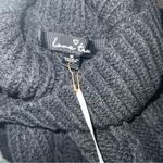 Love Tree . Black Cable-Knit Sweater Dress M Winter Quiet Luxury Academia NEW Photo 8