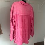 Pilcro Anthropologie  Boyfriend Buttondown Pink size L Photo 7