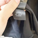 Bardot Women’s US4/XS Black Lace Panel Blouse Bell Sleeves Keyhole Neckline Photo 6