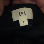 LPA  Black lace up front Ponte 489 Pant Photo 5