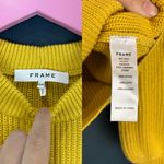 Frame Puff Sleeve Rib Organic Cotton Sweater Photo 4