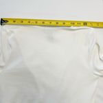 Forever 21 Bodysuit  Long Sleeve Deep V-Neck Ribbed White Photo 4