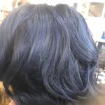 Blue Wig long wig Romance Curl Lacefront Photo 7