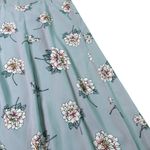 J.O.A. Los Angeles Grey Blue Floral Dress Shift Open Back Lightweight Med NWT Photo 10