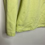 Nike  pro‎ half zip pullover size medium yellow Photo 1