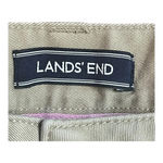 Lands' End Khaki Tan Ankle Pants Pockets Women Plus Size 14 Photo 5