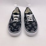 Vans Authentic Thank You Floral Black Women's Sneakers Color Black/White SZ 10.5 Photo 1
