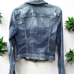 Guess  Vintage Distressed Denim Jacket Size Large Photo 1