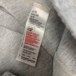 Topshop Gray Fleece Sweatpant Joggers Sz 6 Photo 6