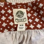 Anthropologie tiny XS patchwork front top cotton back Photo 4