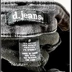 D. Jeans Skinny Size 8 Womens Dark Wash Black Mid Rise Stiletto Jeans Photo 2