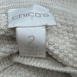 Chico's Beaded Seed Stitch LS Cardigan Sweater, Beige, Sz. 2 (L 12/14) NWT $119 Photo 10