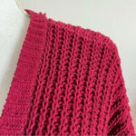 Torrid • WINE RED METALLIC LUREX KNIT CARDIGAN Photo 2
