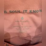 Spiritual Gangster EUCSpiritual Gangster Self Love Leggings Pink Seamless Ribbed Yoga workout Small Photo 2