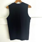 Lord & Taylor Merino Wool Sleeveless Navy Blue Cable Sweater Vest Petite Medium Size undefined Photo 4