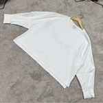 Athleta Harlow Hybrid Top Longsleeve Top Breathable Pullover in Bright White 2X Photo 3